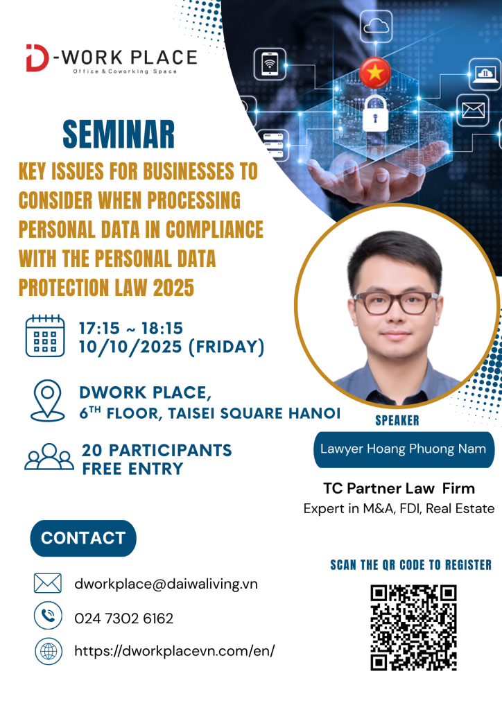 Seminar Các vấn đề doanh nghiệp cần lưu ý khi thực hiện hoạt động xử lý dữ liệu cá nhân